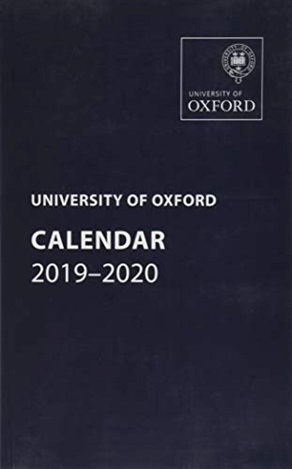 University Of Oxford Calendar 2019-2020-..