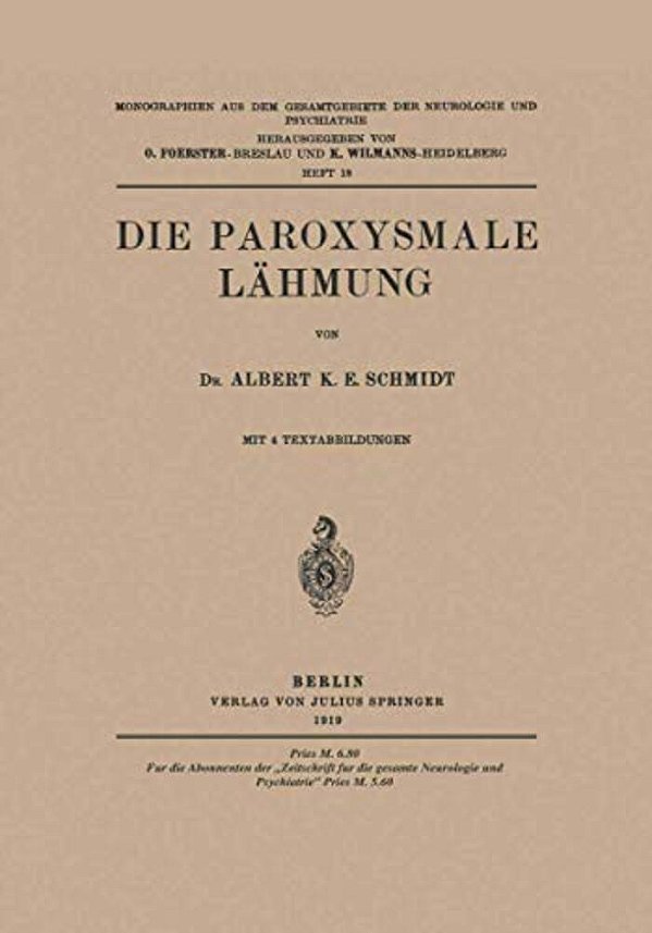 Die Paroxysmale Lähmung-..