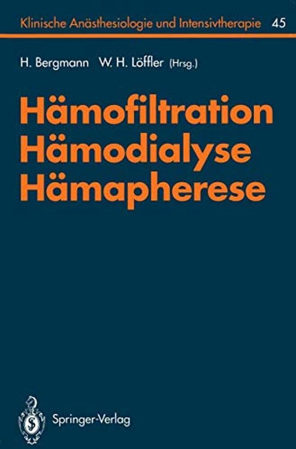 Hämofiltration, Hämodialyse, Hämapherese-..