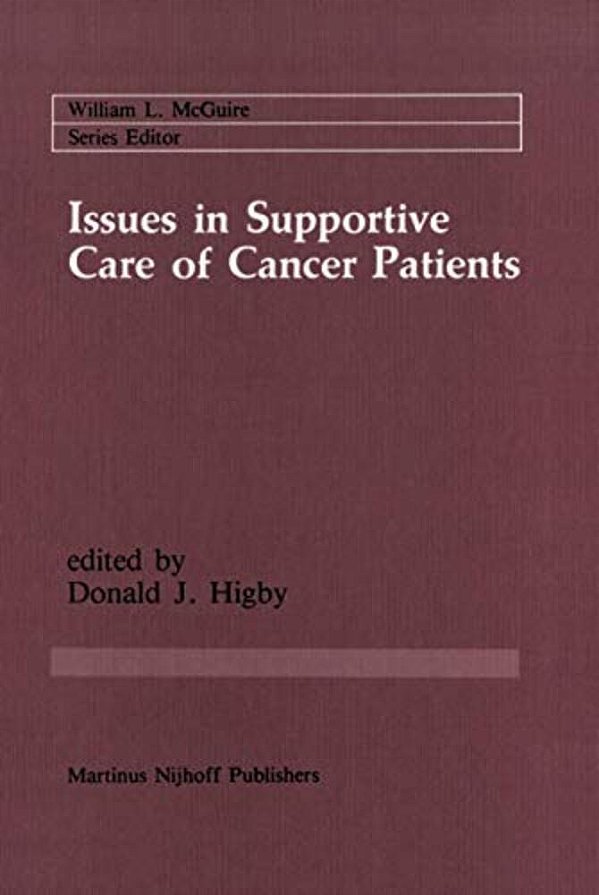 Issues In Supportive Care Of Cancer Patients-..
