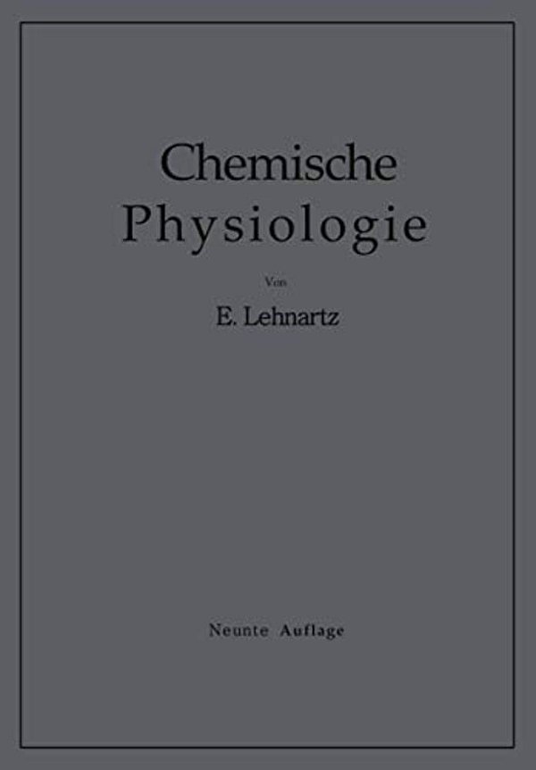 Einführung In Die Chemische Physiologie-..