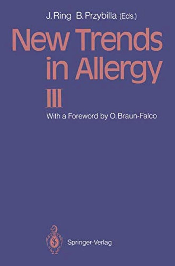 New Trends In Allergy III-..