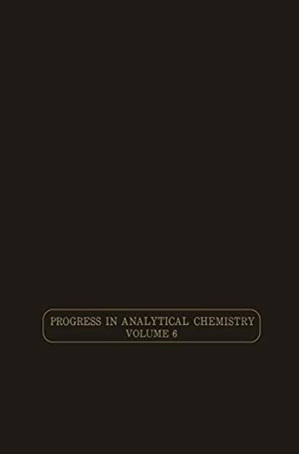 Applications Of The Newer Techniques Of Analysis-..