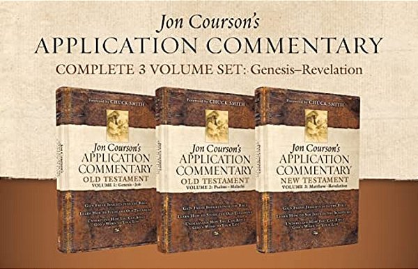 Jon Courson's Application Commentary, Complete 3-Volume Set: Genesis - Revelation-..