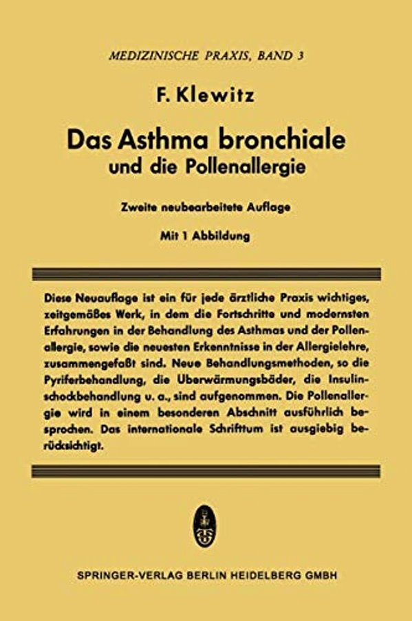 Das Asthma Bronchiale Und Die Pollenallergie-..