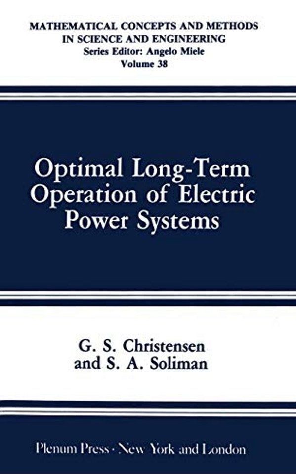 Optimal Long-Term Operation Of Electric Power Systems-..