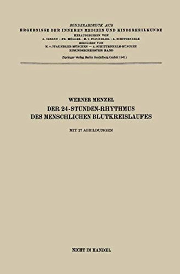 Der 24-Stunden-rhythmus Des Menschlichen Blutkreislaufes-..
