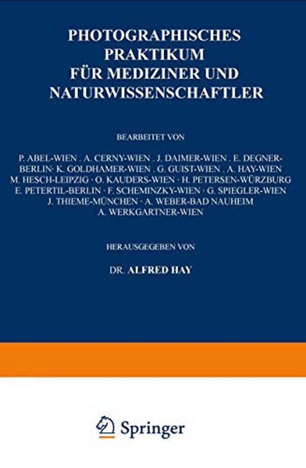 Photographisches Praktikum Für Mediziner Und Naturwissenschaftler-..