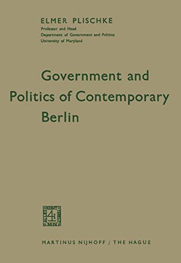 Government And Politics Of Contemporary Berlin-..