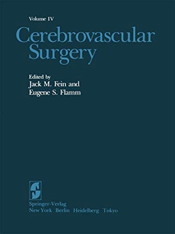 Cerebrovascular Surgery: Volume IV-..