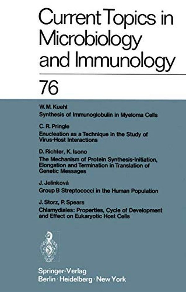Current Topics In Microbiology And Immunology-..