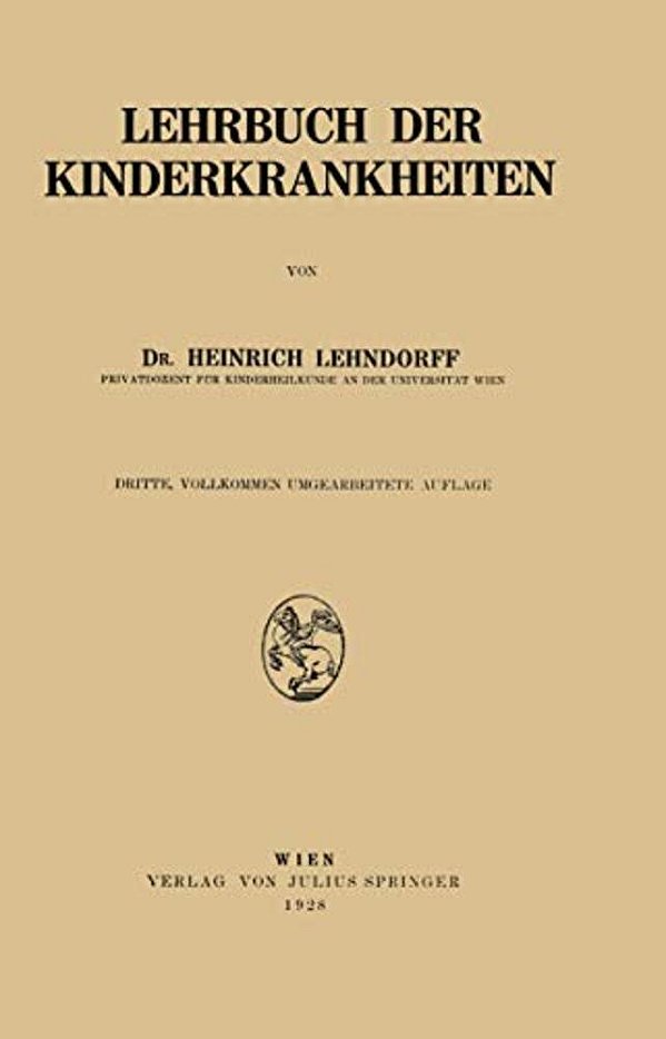 Lehrbuch Der Kinderkrankheiten-..