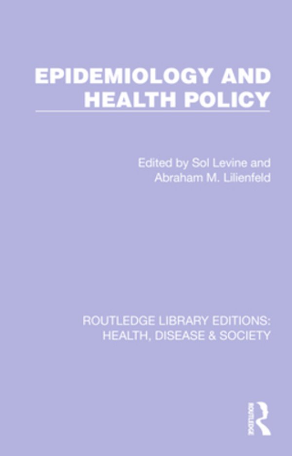 Epidemiology And Health Policy-..