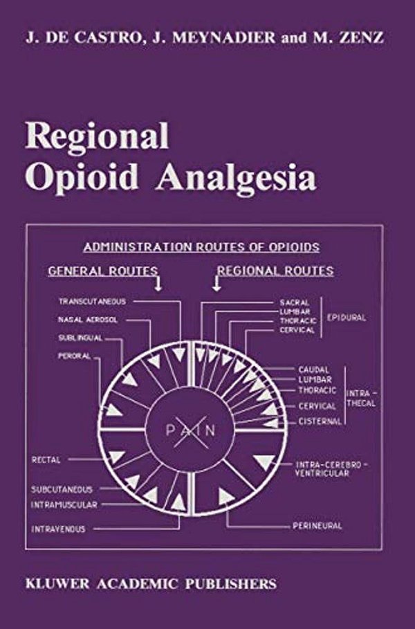 Regional Opioid Analgesia: Physiopharmacological Basis, Drugs, Equipment And Clinical Application-..
