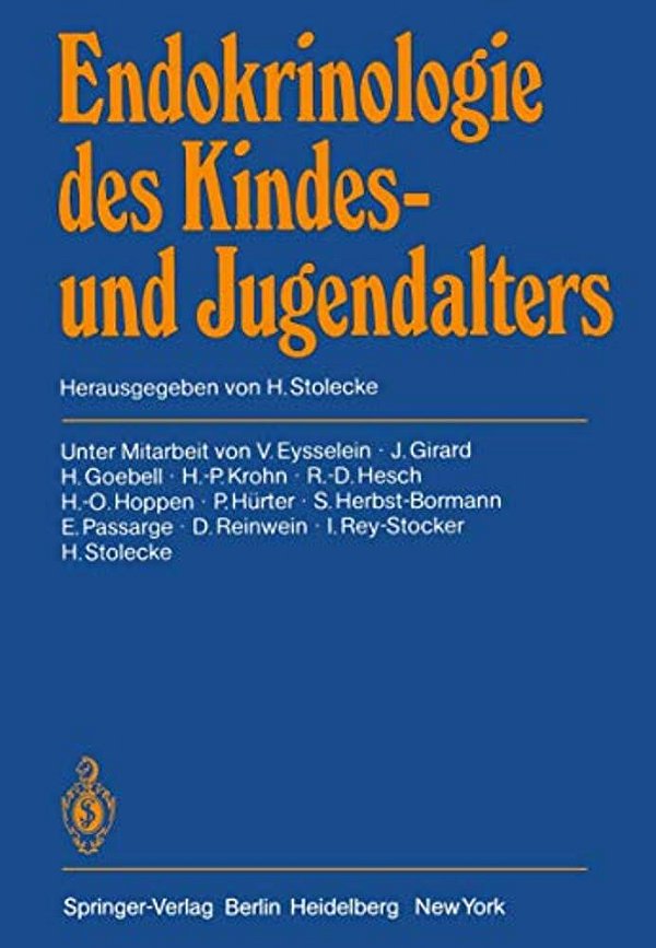 Endokrinologie Des Kindes- Und Jugendalters-..
