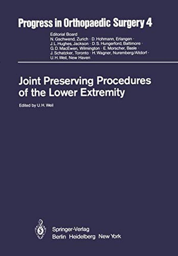 Joint Preserving Procedures Of The Lower Extremity-..
