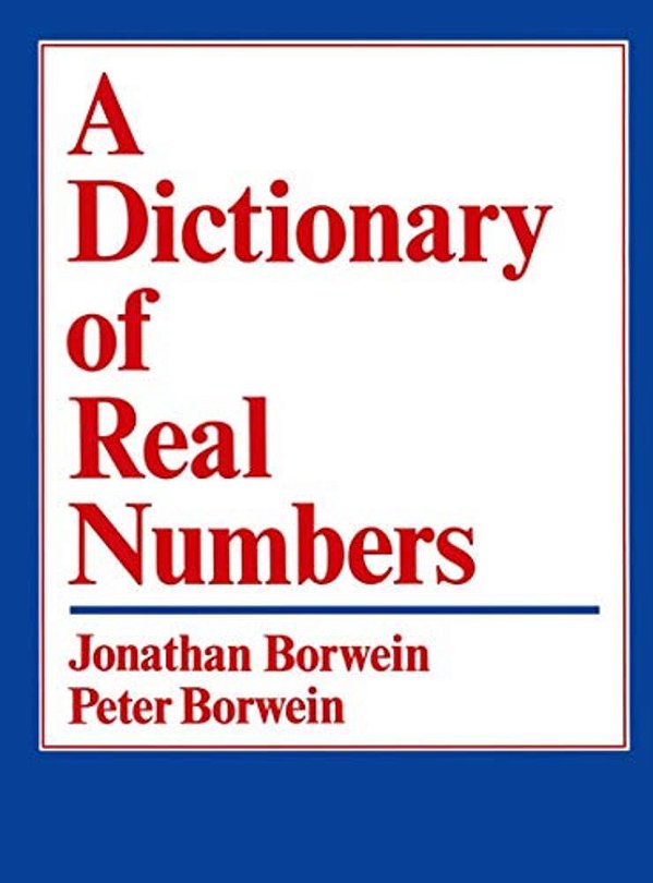 A Dictionary Of Real Numbers-..