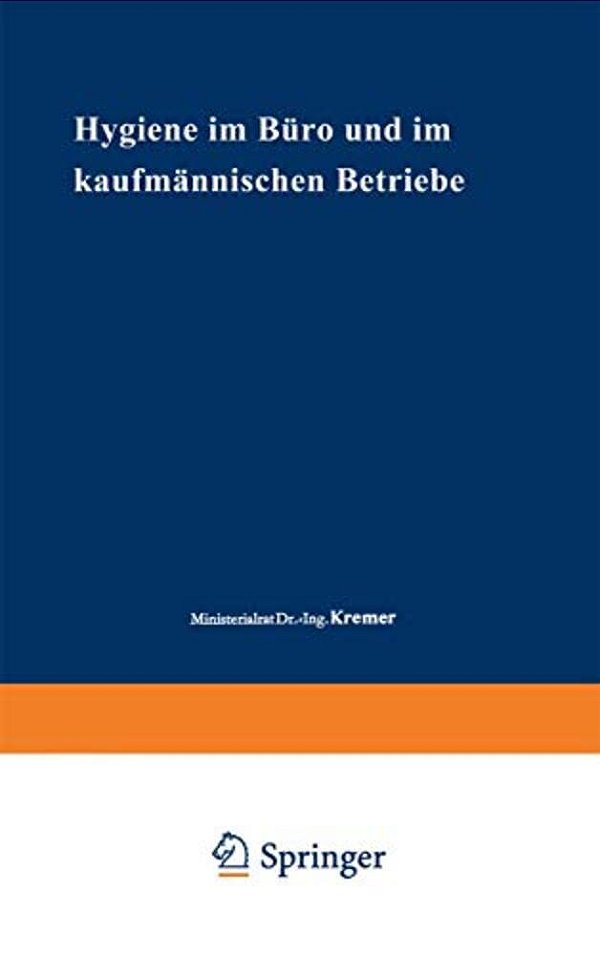 Hygiene Im Büro Und Im Kaufmännischen Betriebe-..