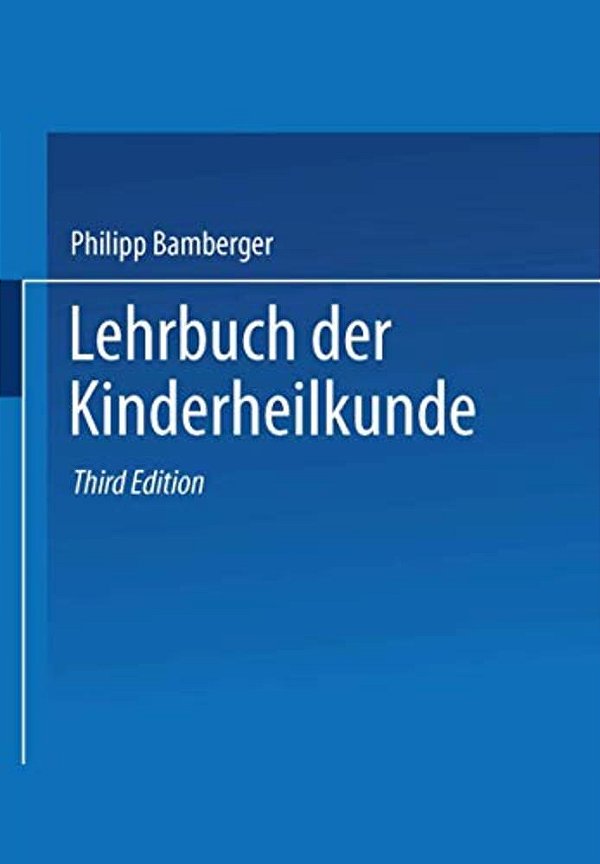 Lehrbuch Der Kinderheilkunde-..