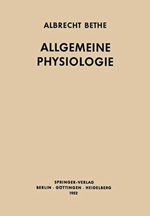 Allgemeine Physiologie-..