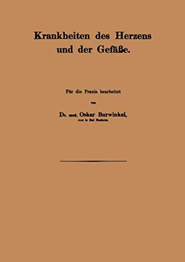 Krankheiten Des Herzens Und Der Gefäße-..