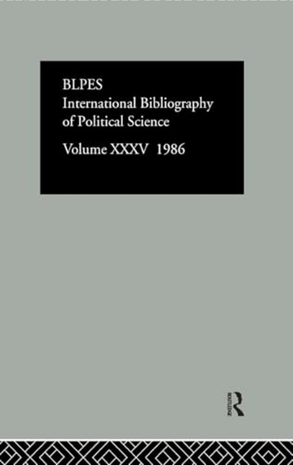 Ibss: Political Science: 1986 Volume 35-..