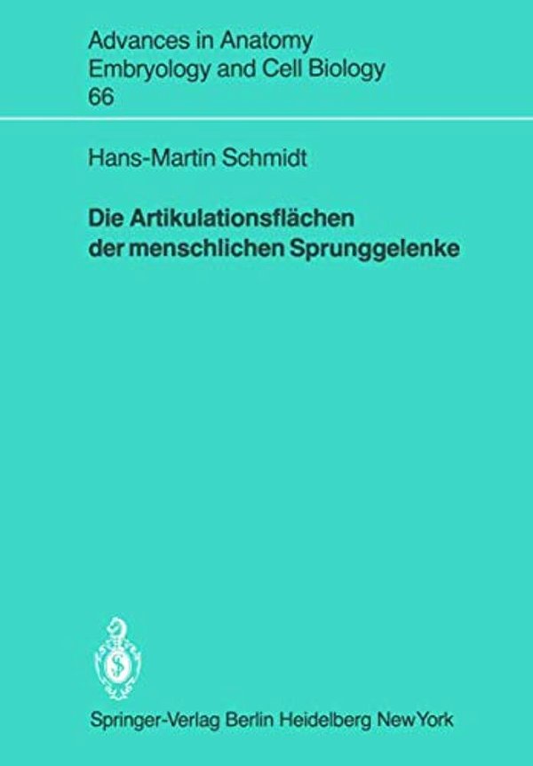 Die Artikulationsflächen Der Menschlichen Sprunggelenke-..
