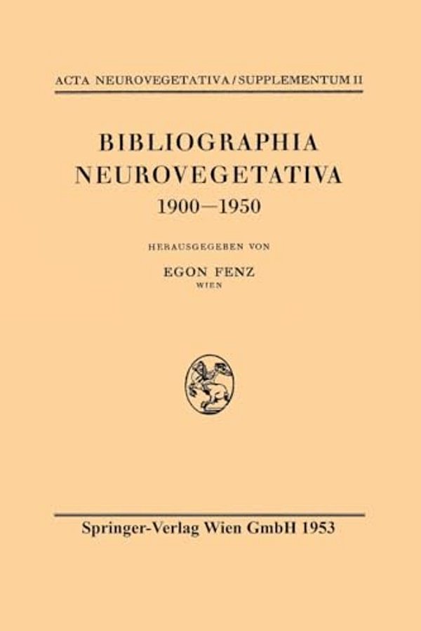Bibliographia Neurovegetativa 1900-1950-..