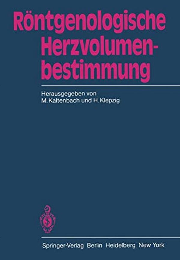 Röntgenologische Herzvolumenbestimmung-..