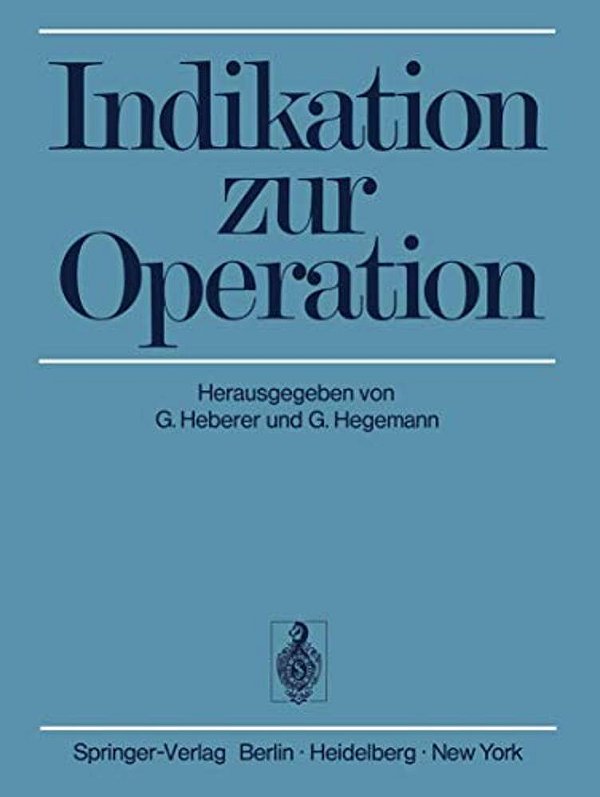 Indikation Zur Operation-..