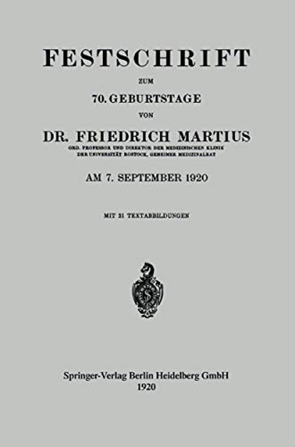 Festschrift Zum 70. Geburtstage-..