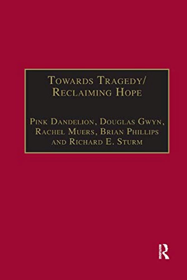 Towards Tragedy/Reclaiming Hope: Literature, Theology And Sociology In Conversation-..