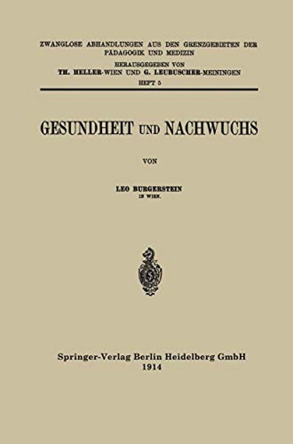 Gesundheit Und Nachwuchs-..