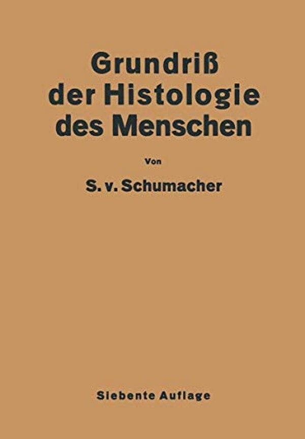 Grundriss Der Histologie Des Menschen-..
