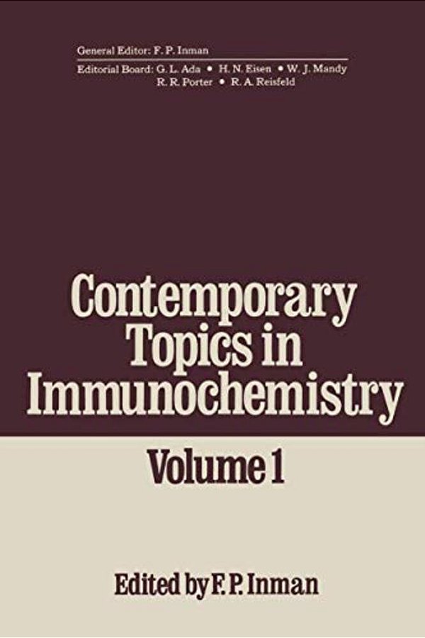 Contemporary Topics In Immunochemistry: Volume 1-..