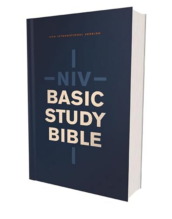 Niv, Basic Study Bible, Economy Edition, Paperback, Blue, Red Letter-..