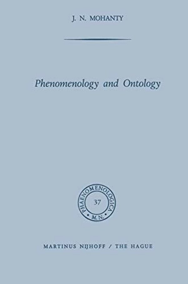 Phenomenology And Ontology-..