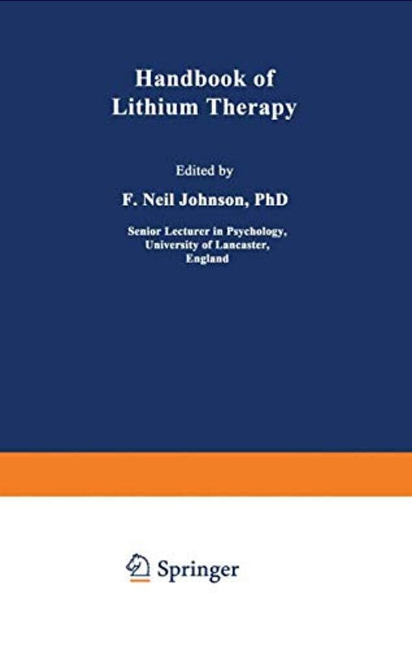 Handbook Of Lithium Therapy-..