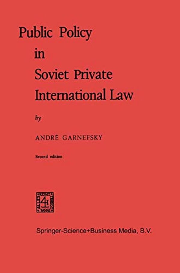 Public Policy In Soviet Private International Law-..