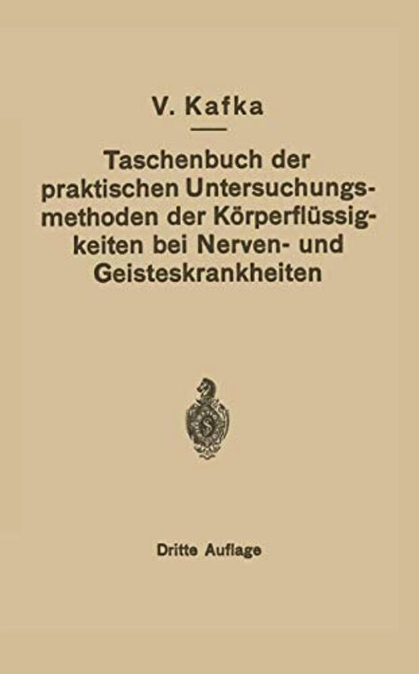 Taschenbuch Der Praktischen Untersuchungsmethoden Der Körperflüssigkeiten Bei Nerven- Und Geisteskrankheiten-..