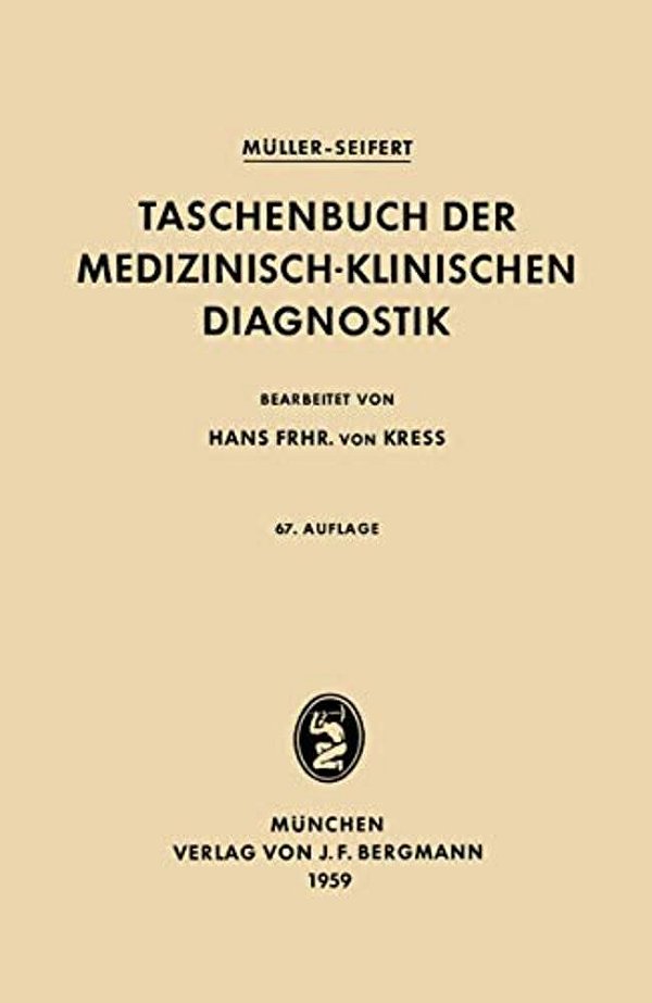 Taschenbuch Der Medizinisch-Klinischen Diagnostik-..