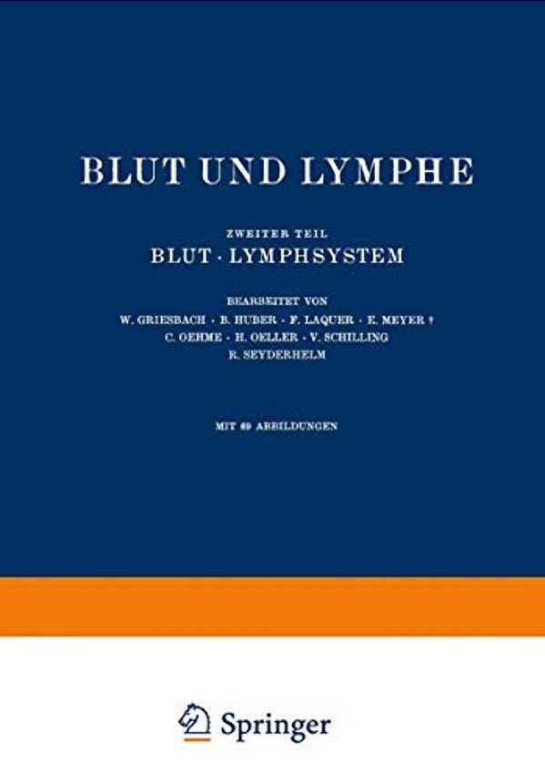 Blut Und Lymphe: Zweiter Teil Blut - Lymphsystem-..