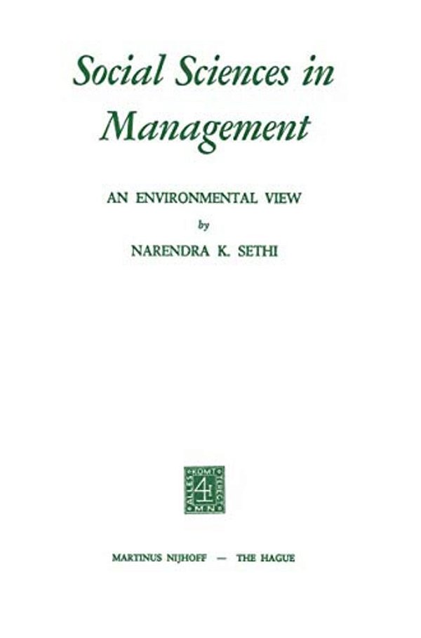 Social Sciences In Management: An Environmental View-..