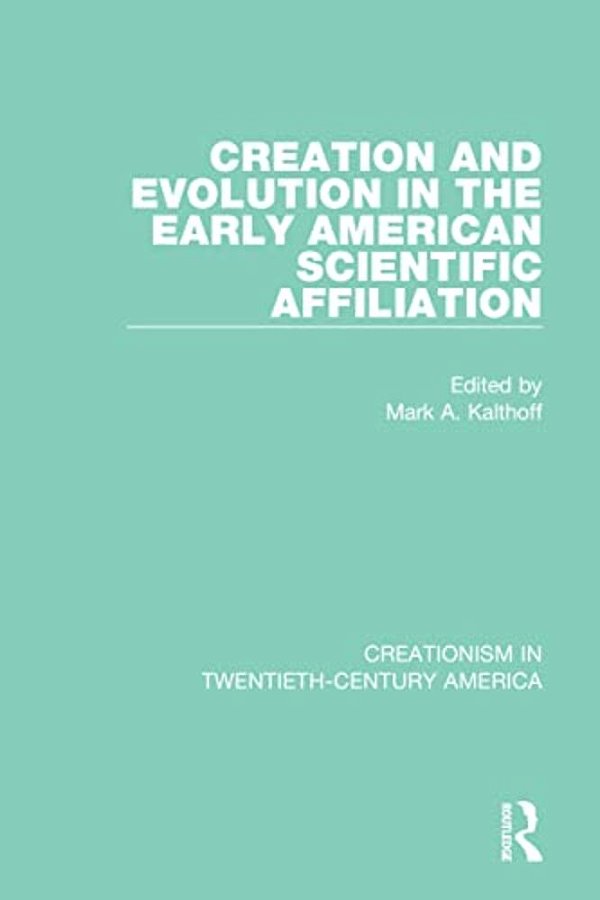 Creation And Evolution In The Early American Scientific Affiliation-..
