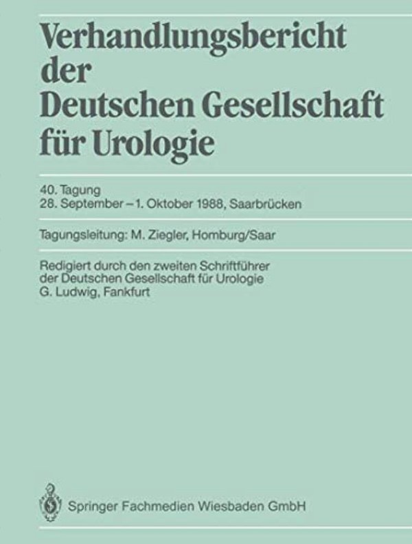 40. Tagung, 28. September-1. Oktober 1988, Saarbrücken-..