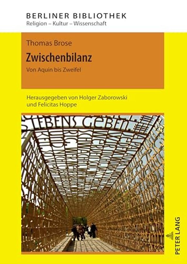 Zwischenbilanz: Von Aquin Bis Zweifel-..