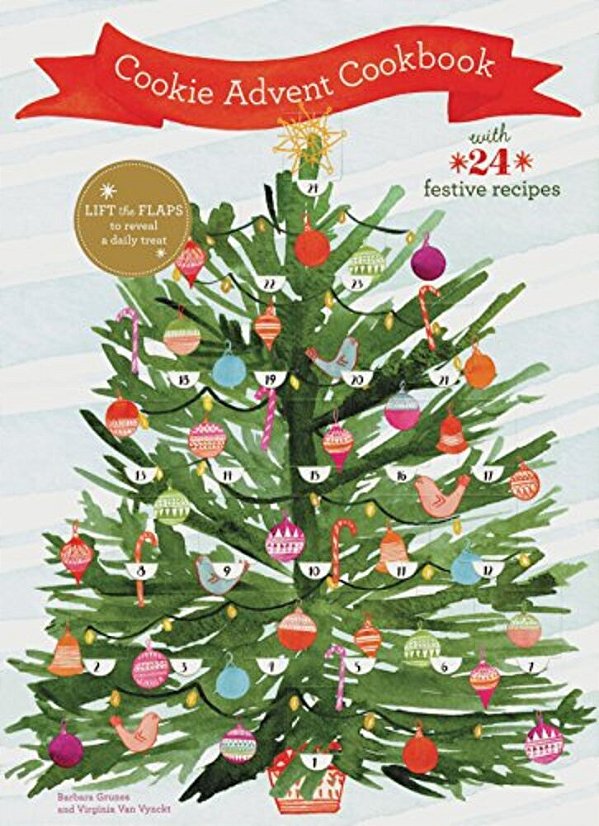 Cookie Advent Cookbook: With 24 Festive Recipes-..