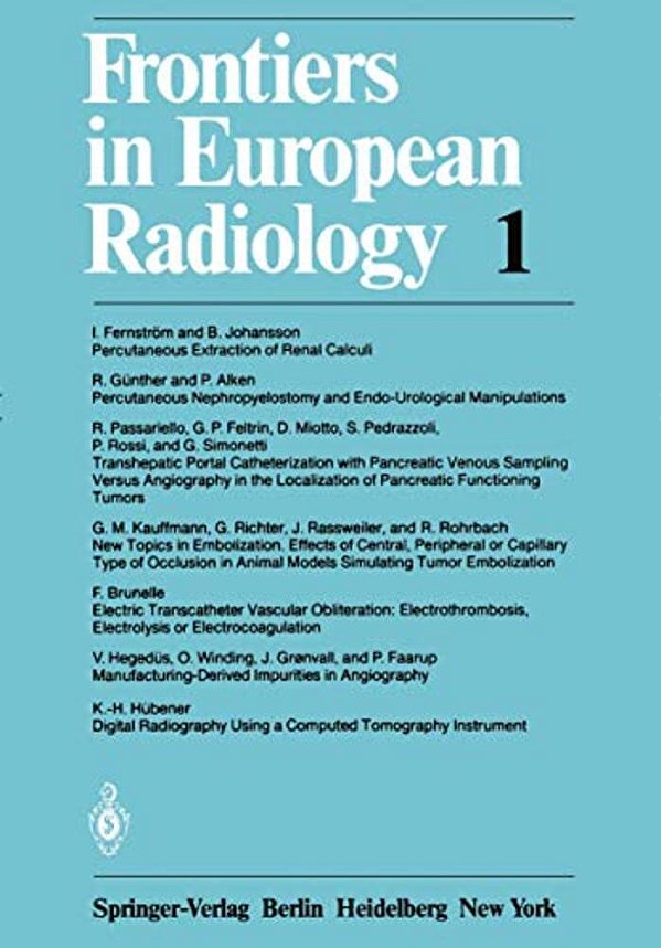 Frontiers In European Radiology-..