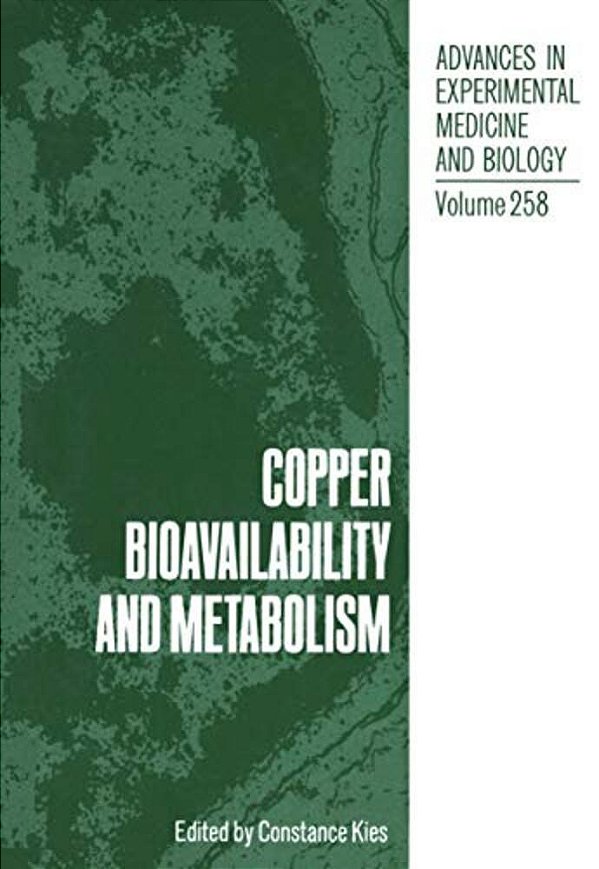 Copper Bioavailability And Metabolism-..