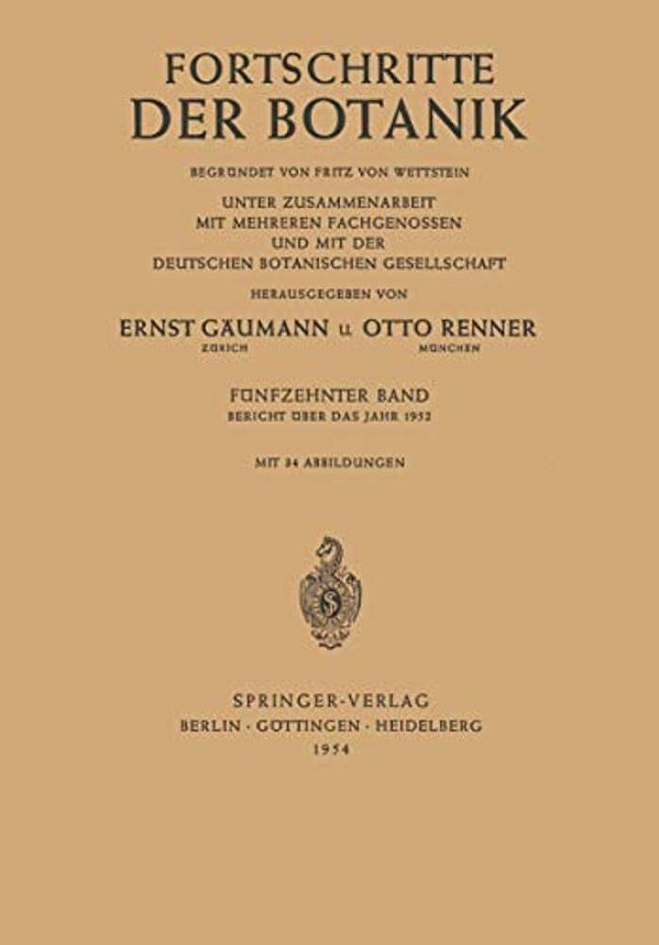 Bericht Über Das Jahr 1952-..